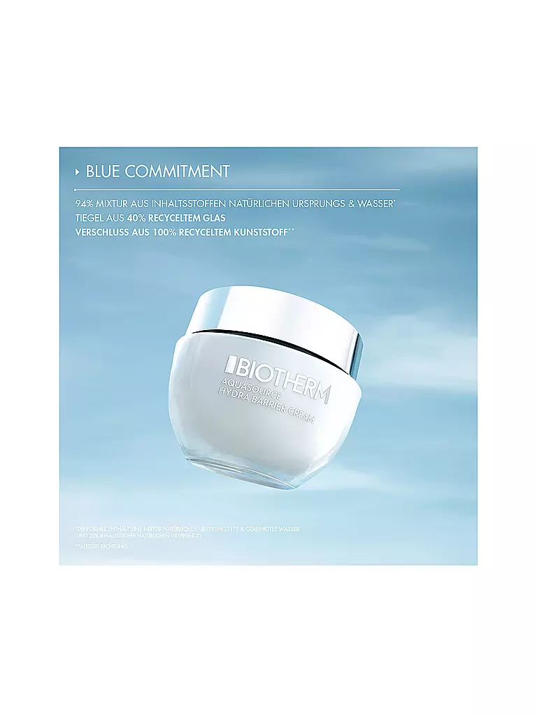 BIOTHERM | Gesichtscreme - Aquasource Hydra Barrier Cream 75ml | keine Farbe