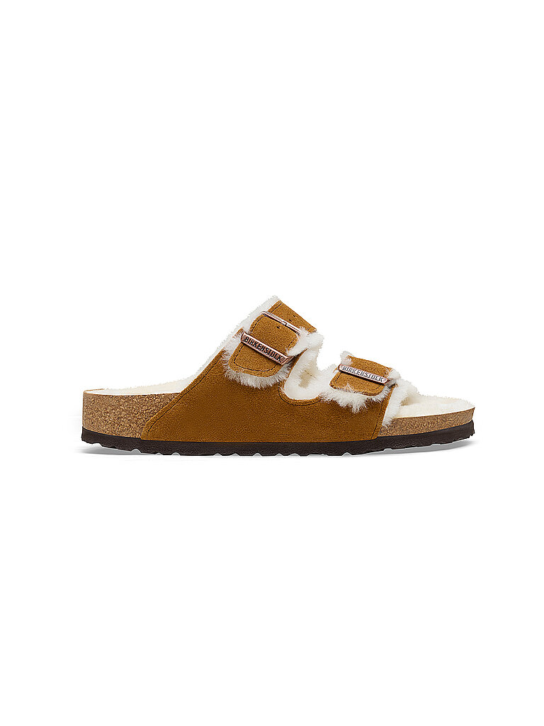 BIRKENSTOCK Pantoletten ARIZONA SHEARLING  camel | 39