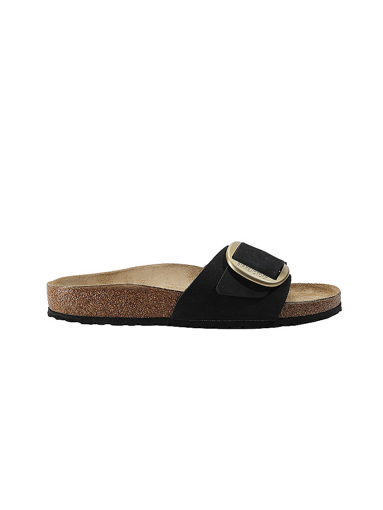Pantoletten MADRID BIG BUCKLE schwarz 39 damen