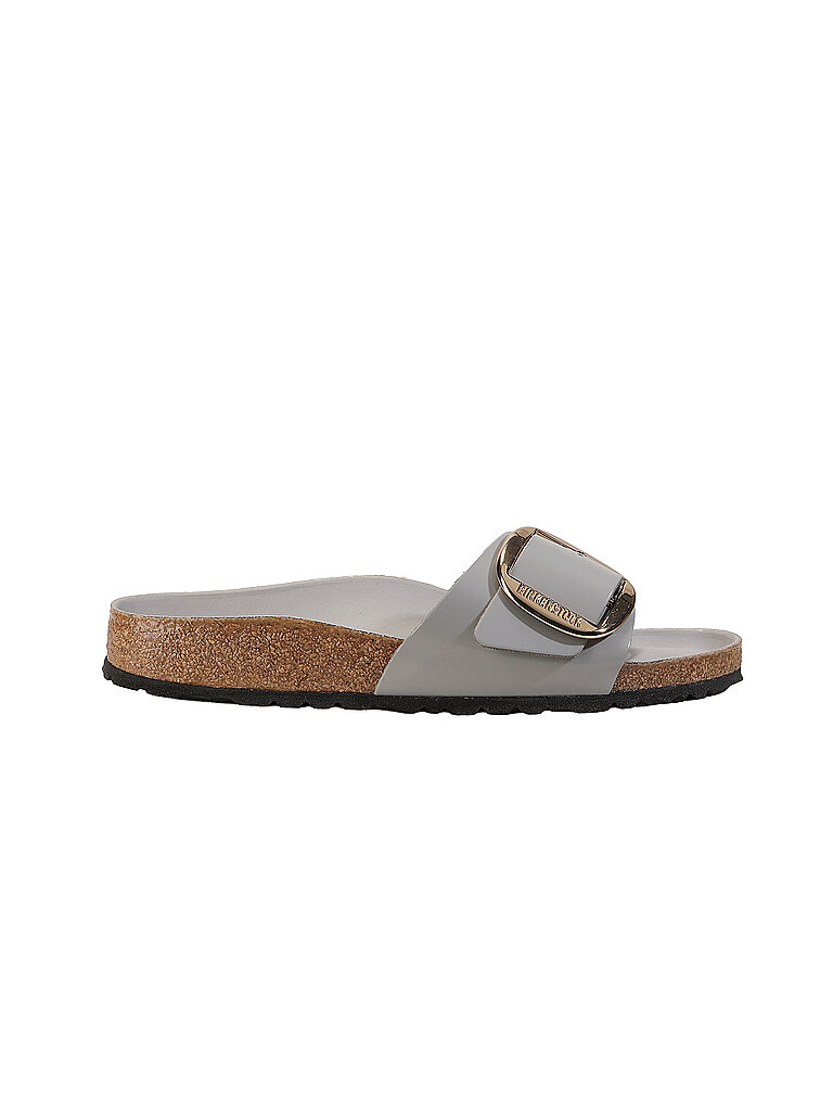 Pantoletten MADRID BIG BUCKLE hellgrau 37 damen