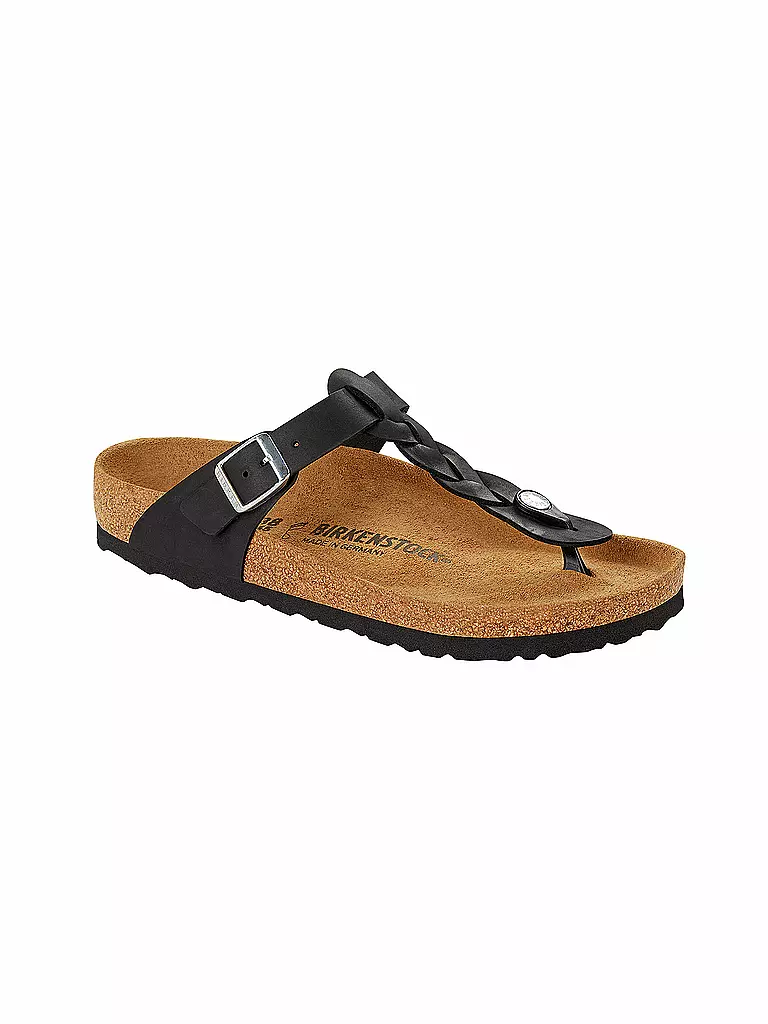 BIRKENSTOCK | Sandalen GIZEH BRAIDED | schwarz