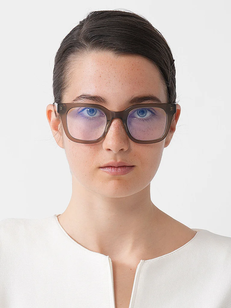 Bisou OZZY Reading Glasses Olive Clear +1 2