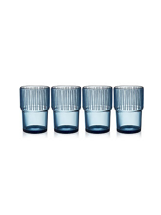 BITZ | Trinkglas KUSINTHA 4er Set 380ml Blau