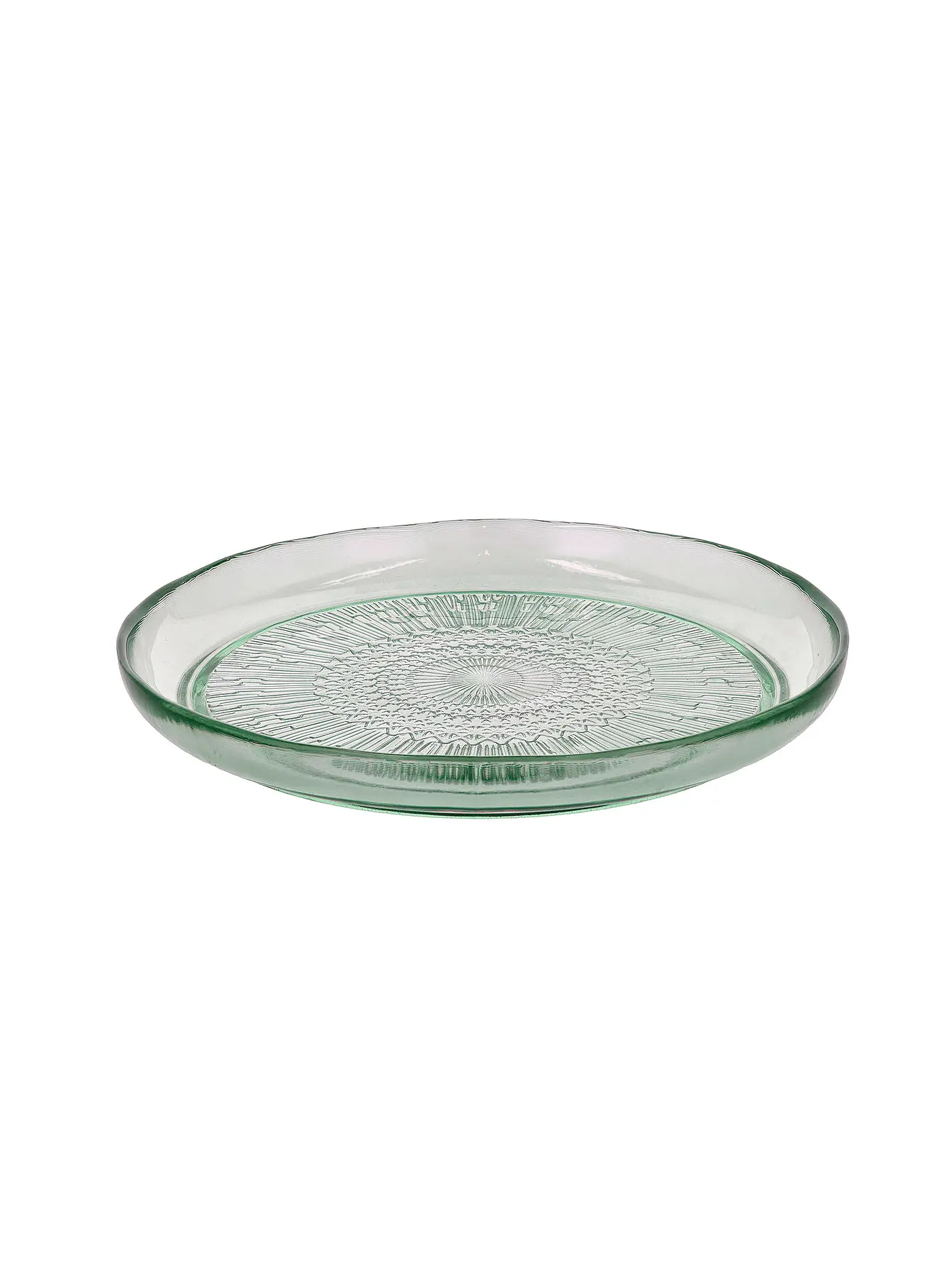 BITZ | Glasteller KUSINTHA 25cm Blau | hellgrün
