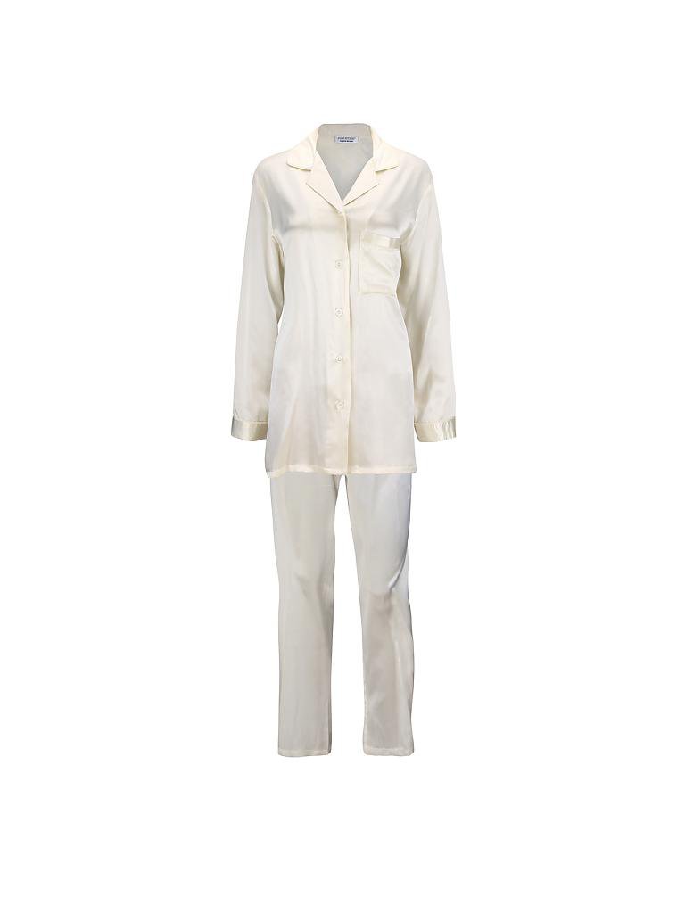 BITZER | Seiden-Pyjama (Champagner) | beige