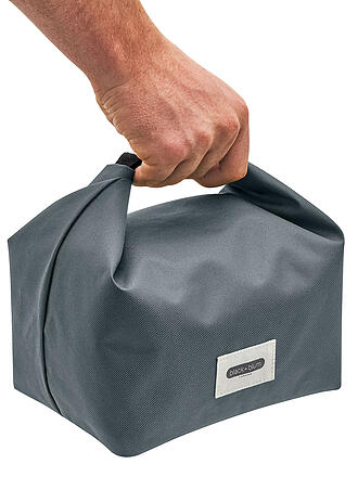 BLACK+BLUM | Lunchbag 33,5x15,5cm Schiefer