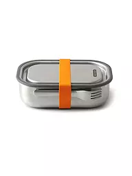 BLACK+BLUM | Lunchbox Gross 1l Olive/Edelstahl | orange