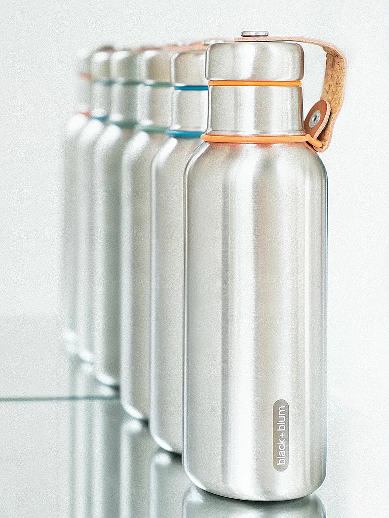BLACK+BLUM Isolierflasche 0,5l Orange / Edelstahl orange