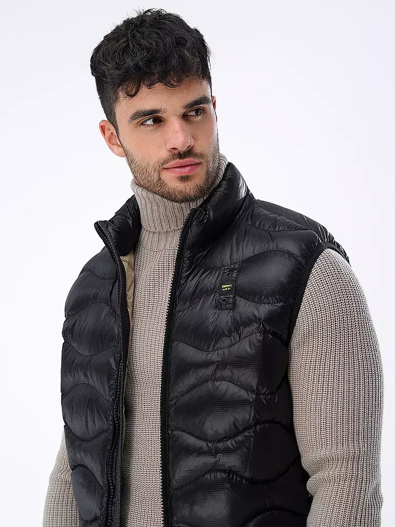 BLAUER | Steppgilet  | schwarz