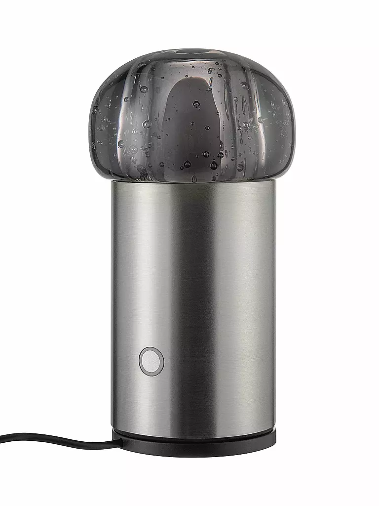 BLOMUS | Mobile LED Lampe IRIS 18cm Metallic Finish | grau