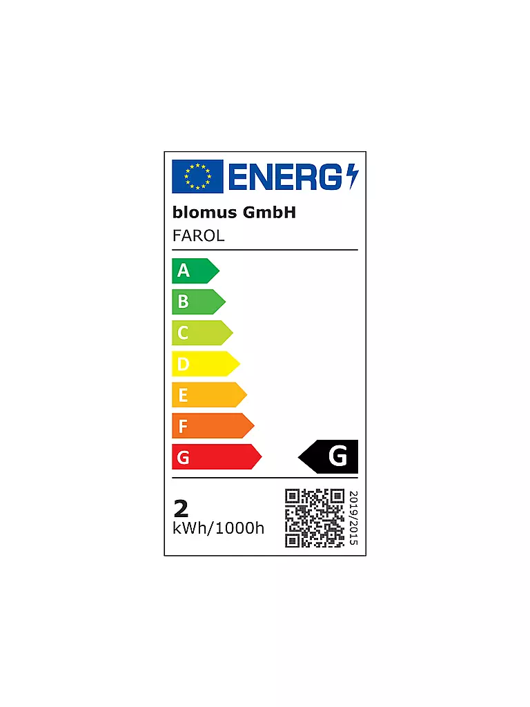 BLOMUS | Mobile LED Stehleuchte FAROL 33,5cm Warm Grey | grau