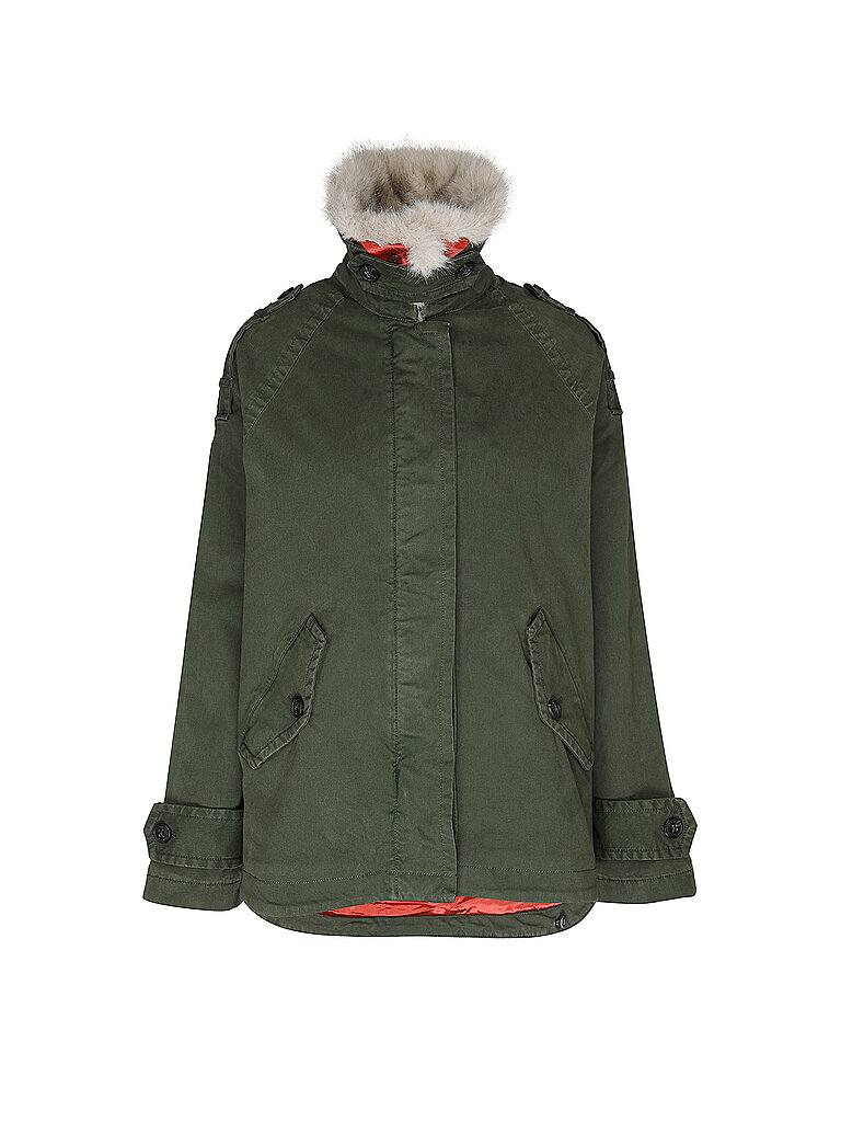 BLONDE NO.8 Parka NATI 316 olive | XS