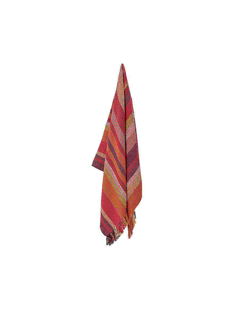 BLOOMINGVILLE | Tagesdecke - Plaid Amra 150x130cm Rot | rot