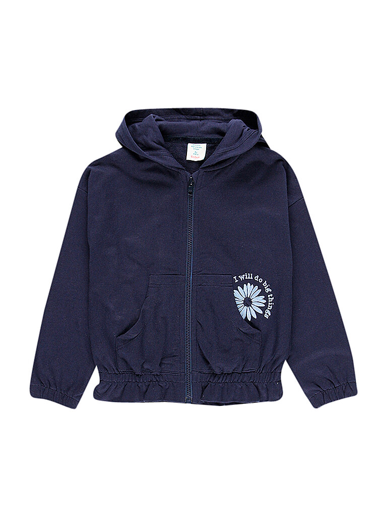 BOBOLI Mädchen Kapuzensweatjacke blau | 128