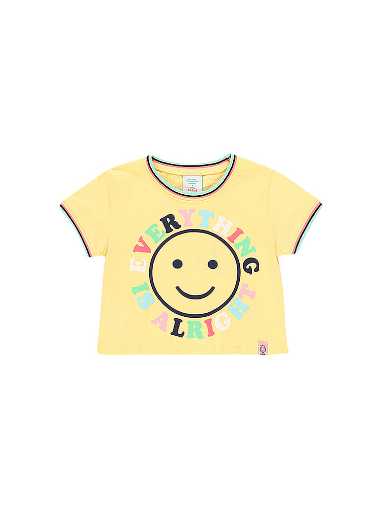 BOBOLI Mädchen T-Shirt Cropped Fit gelb | 116