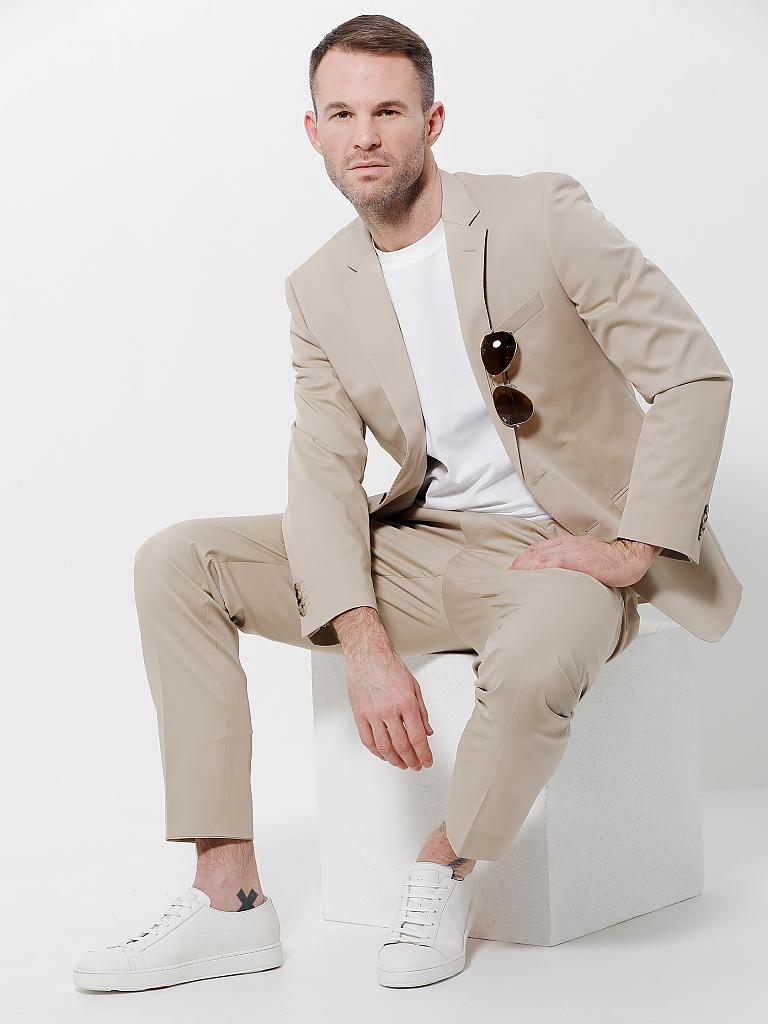 BOSS BUSINESS | Anzug Slim-Fit "Huge/Genius" | beige