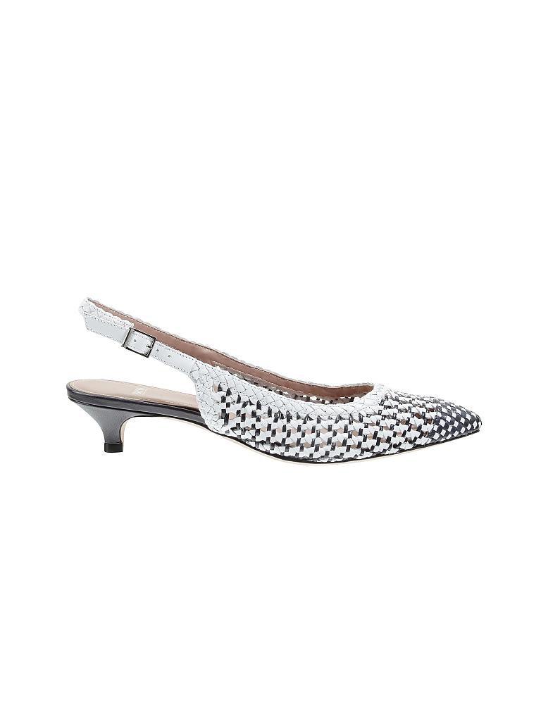 BOSS BUSINESS | Sling-Pumps "Eddie" | weiß