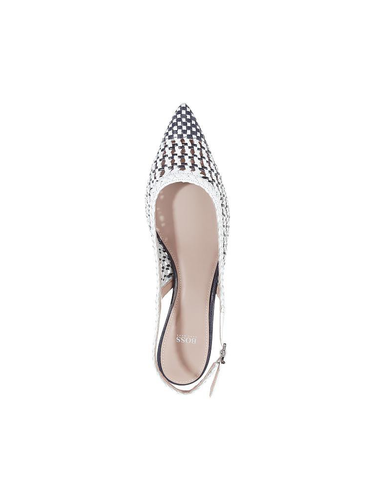 BOSS BUSINESS | Sling-Pumps "Eddie" | weiß