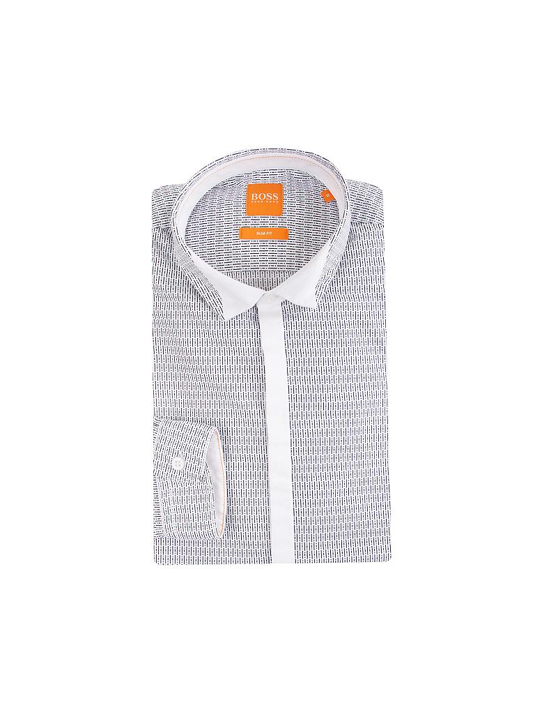 BOSS ORANGE | Hemd Slim-Fit "Emistere" | blau