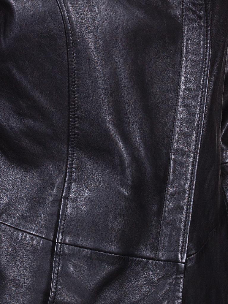 BOSS ORANGE | Lederjacke "Jopida 2" | schwarz