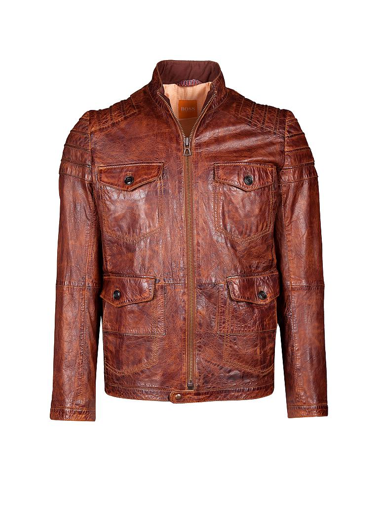 BOSS ORANGE | Lederjacke "Jumahr" | 