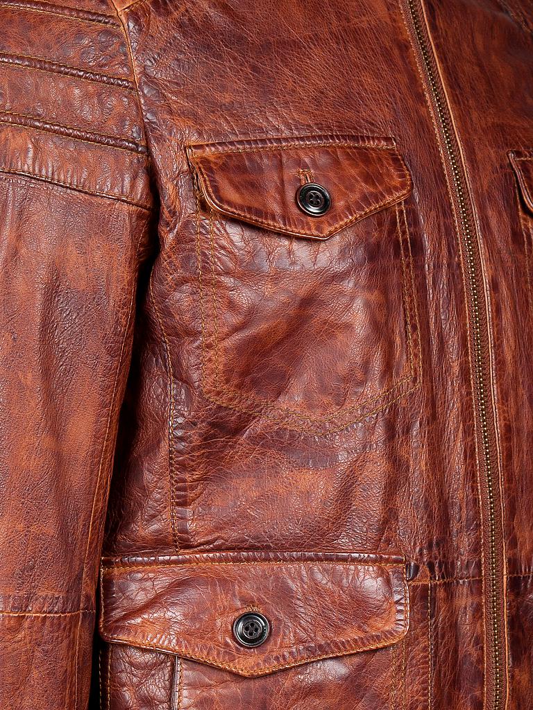BOSS ORANGE | Lederjacke "Jumahr" | 