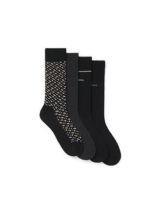 BOSS | Socken 4er Pkg. black