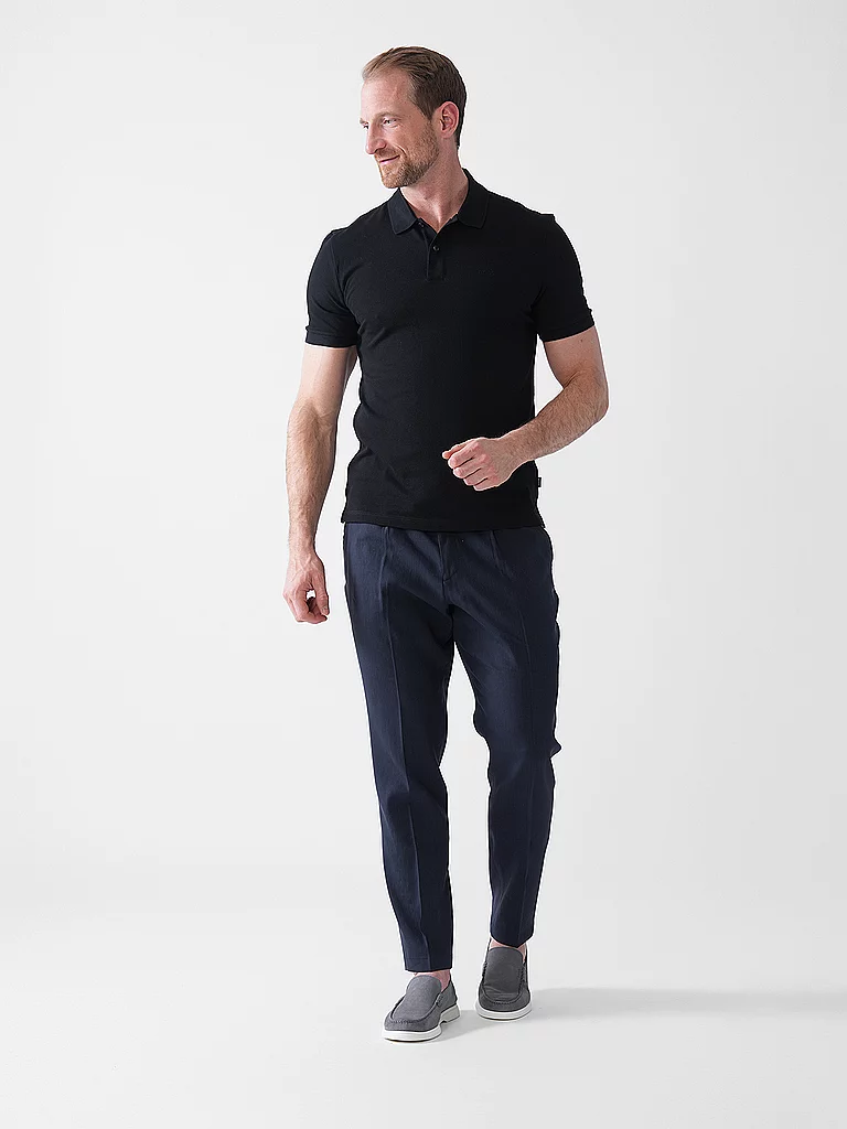 Boss Polo à Manches Courtes Penrose 38 Black S Homme 7