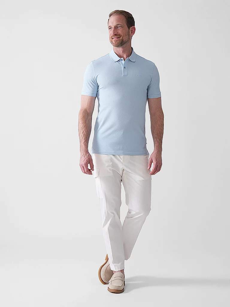 Boss Polo à Manches Courtes Pallas 10241531 Light / Pastel Blue S Homme 2