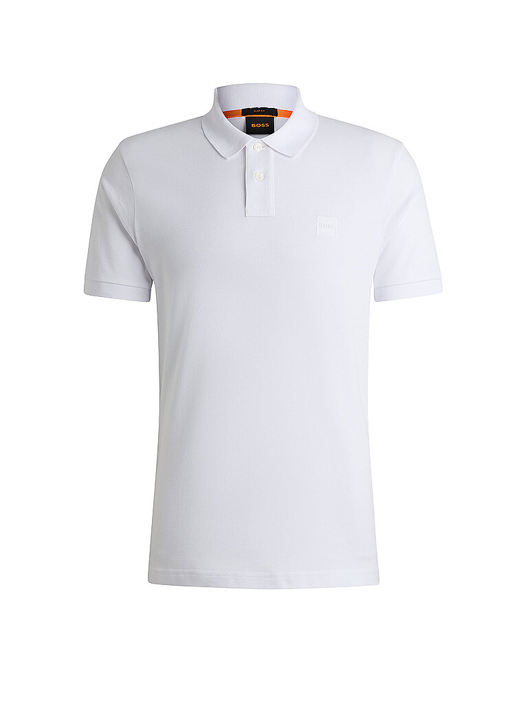 BOSS Poloshirt Slim Fit PASSENGER weiss