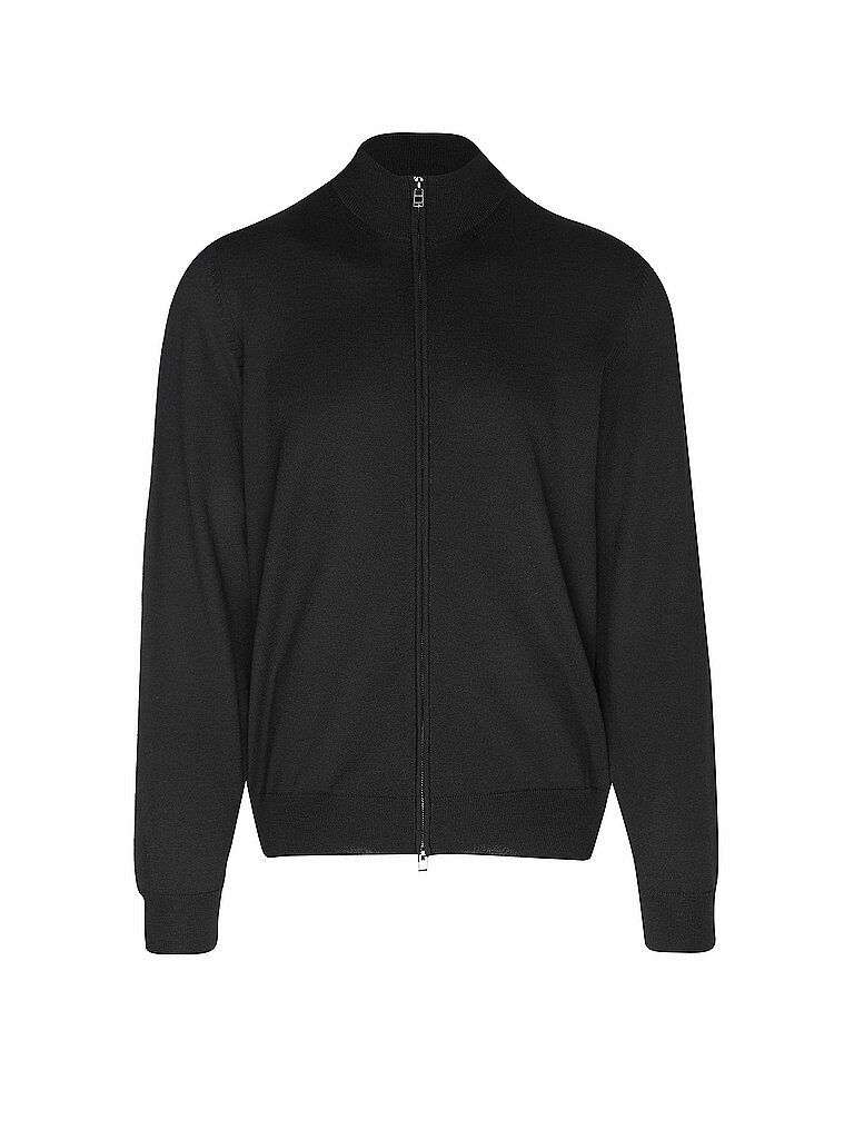 BOSS Strickjacke Balonso schwarz