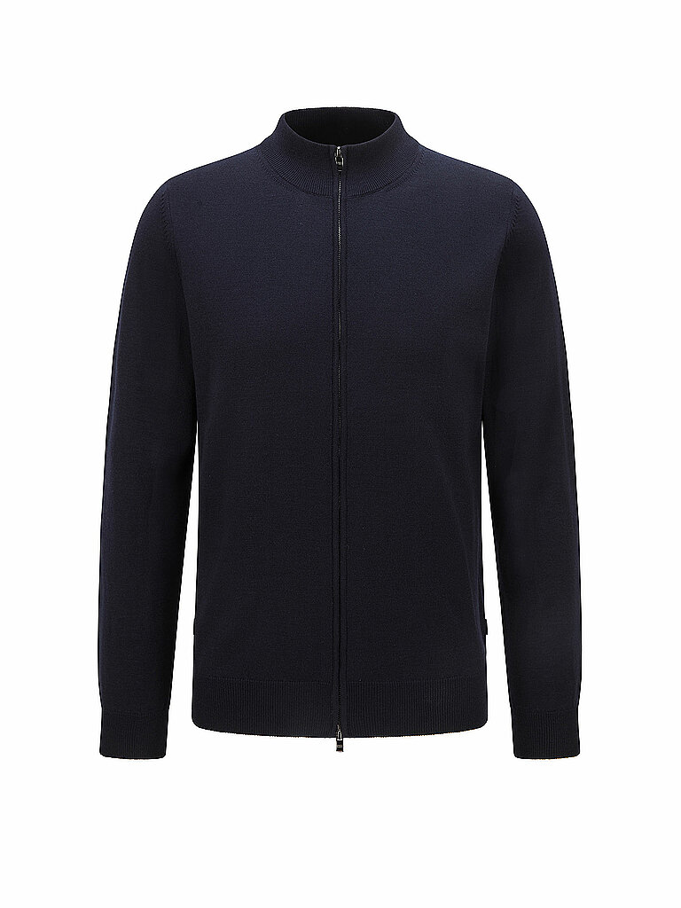 BOSS Strickjacke Balonso dunkelblau