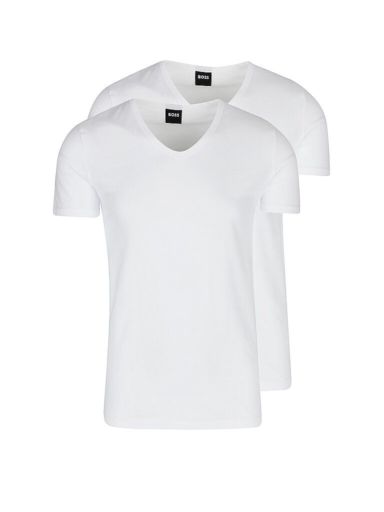 BOSS T-Shirt 2er Pkg weiss