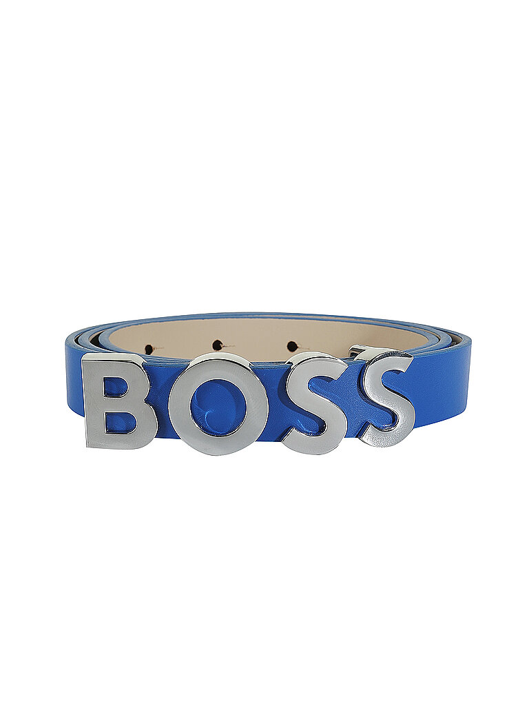 Ledergürtel BOLD blau 75 damen