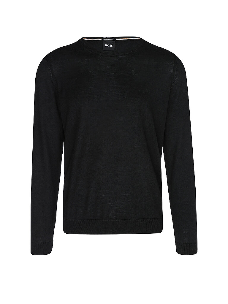 BOSS Pullover Slim Fit LENO-P schwarz