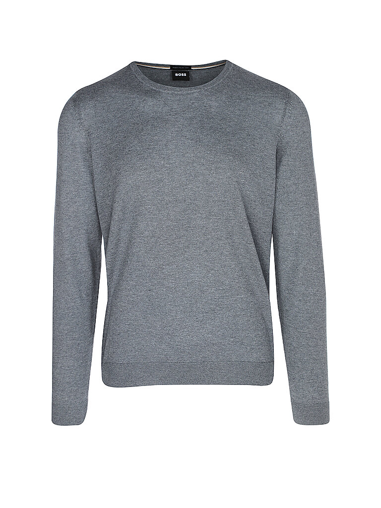 BOSS Pullover Slim Fit LENO-P grau