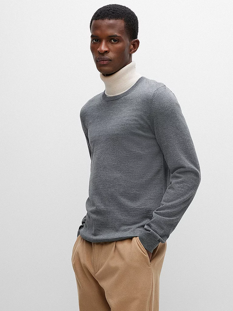Boss Pull Leno 10241501 Medium Grey S Homme 3