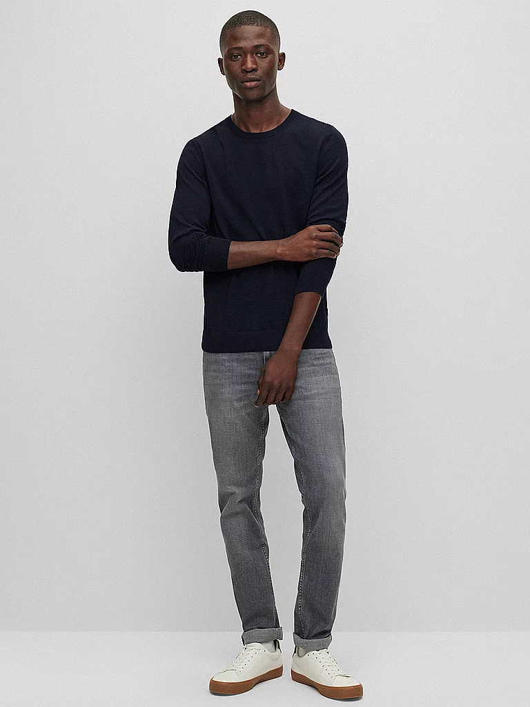 Boss Pull à Col Roulé Musso 10241489 Dark Blue S Homme 4