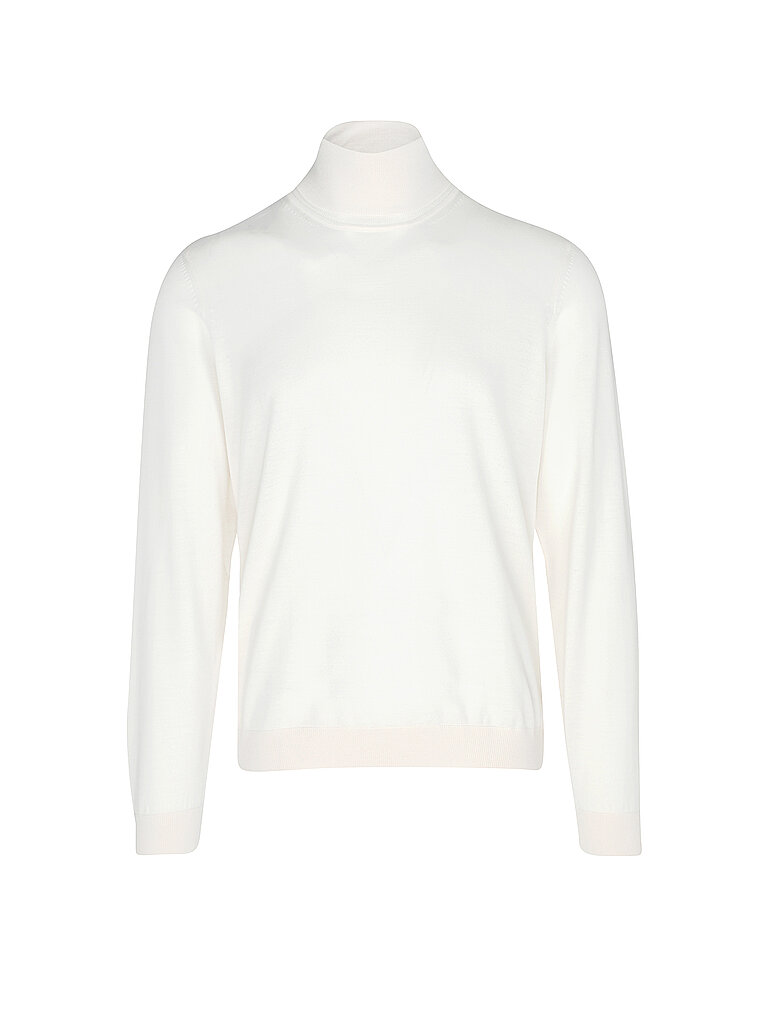 BOSS Rollkragenpullover Slim Fit MUSSO creme