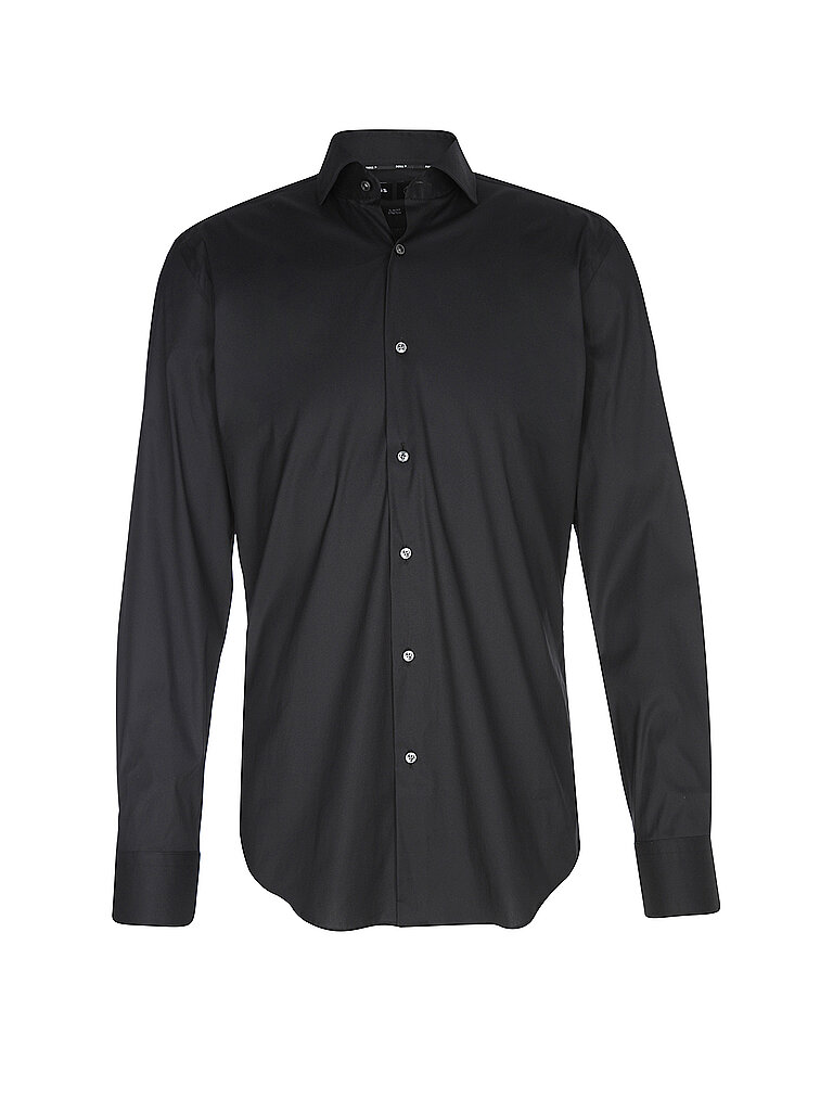 BOSS Hemd Slim Fit P-HANK schwarz | 37