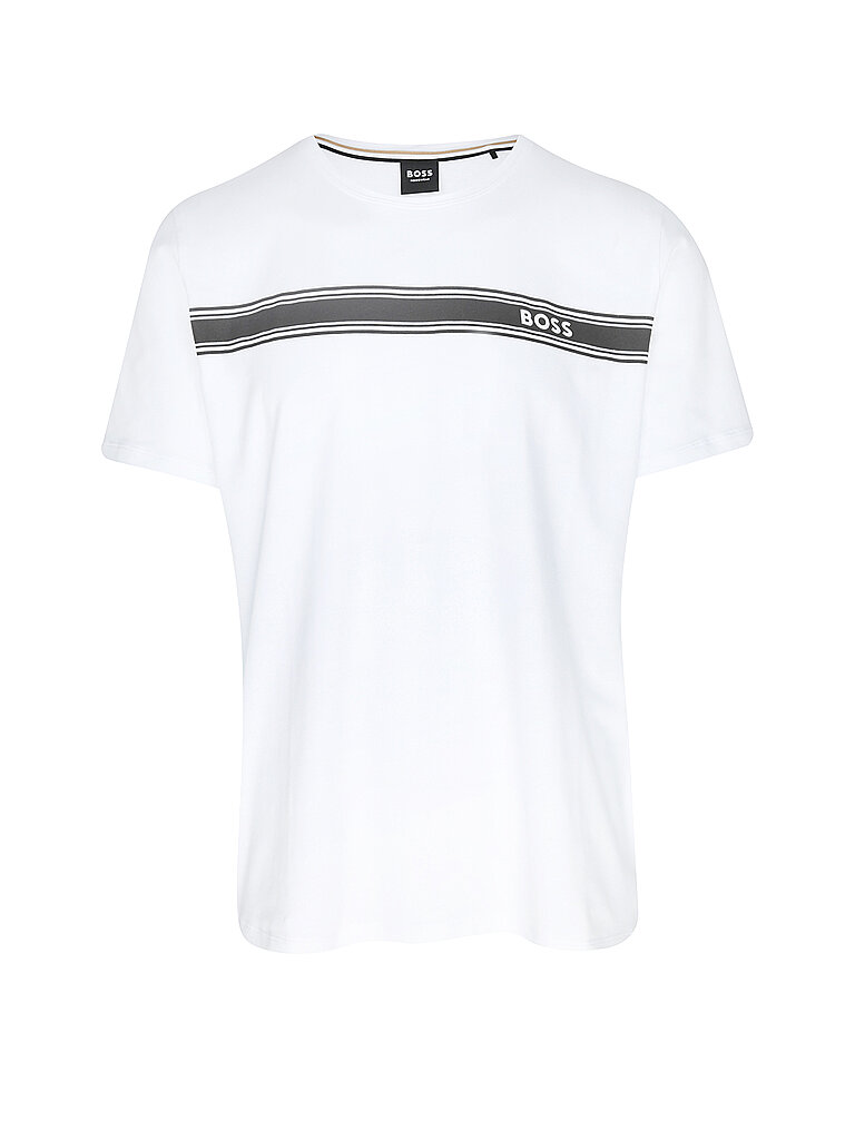 BOSS Loungewear T-Shirt weiss | S