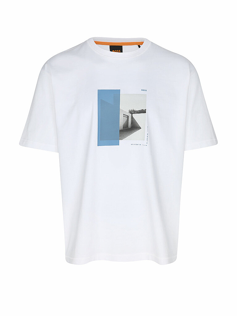 BOSS T-Shirt TE_BARRAGAN weiss