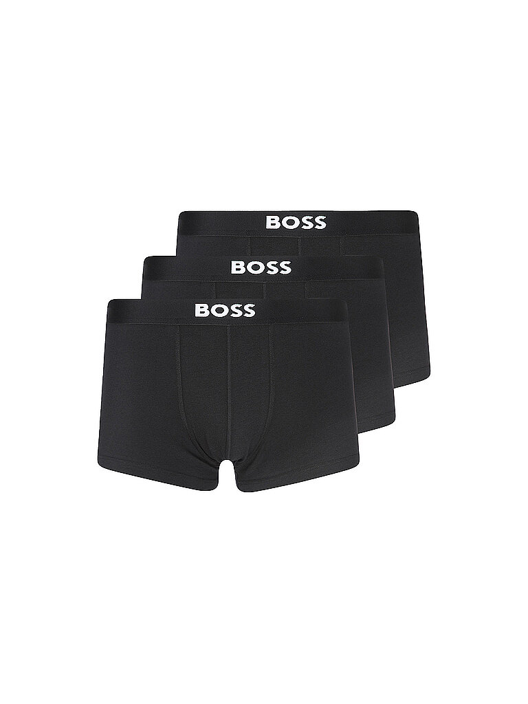 Pants 3er Pkg. black schwarz S herren