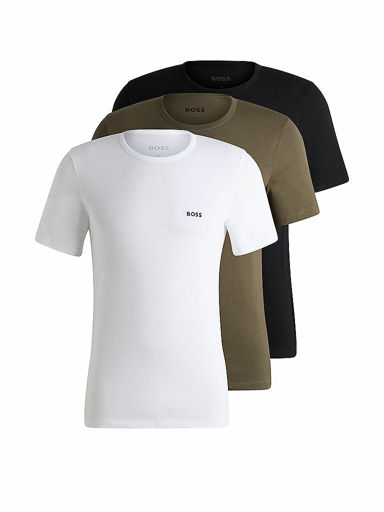 BOSS T-Shirt 3er Pkg. open miscellaneous bunt