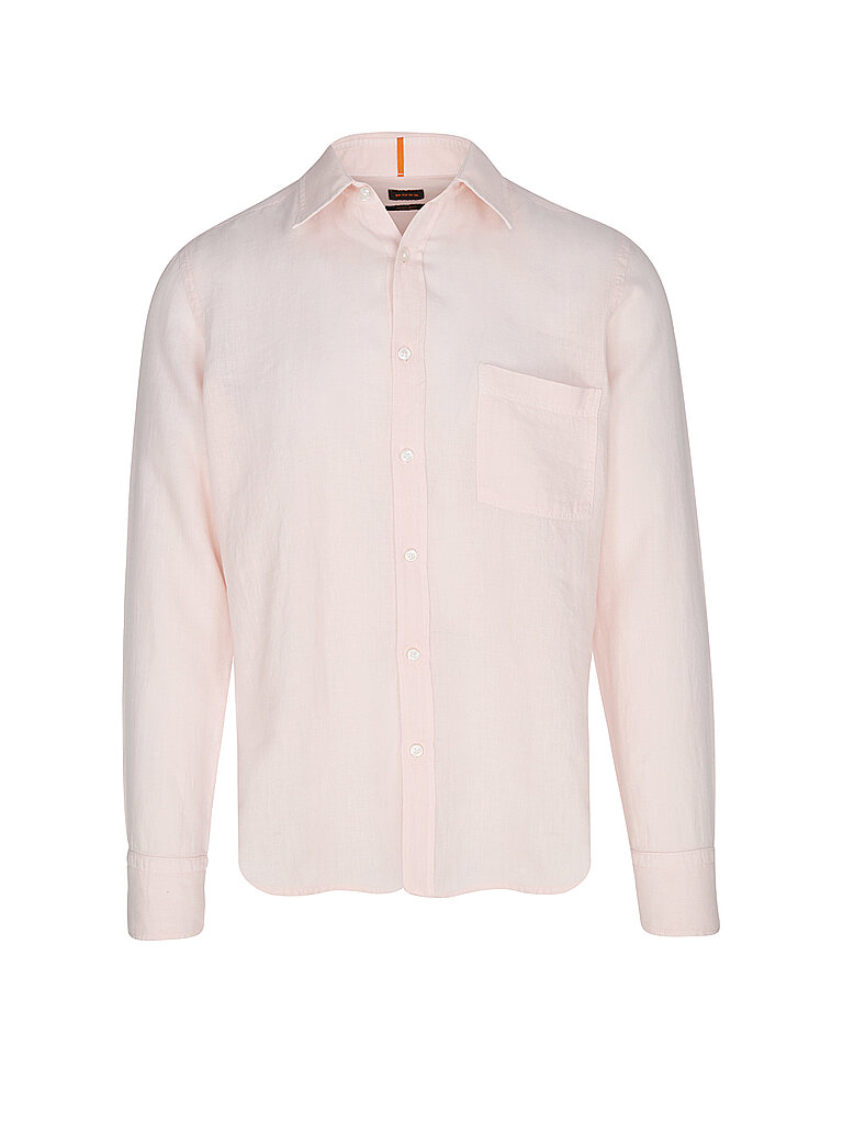 BOSS Leinenhemd Regular Fit RELEGANT rosa
