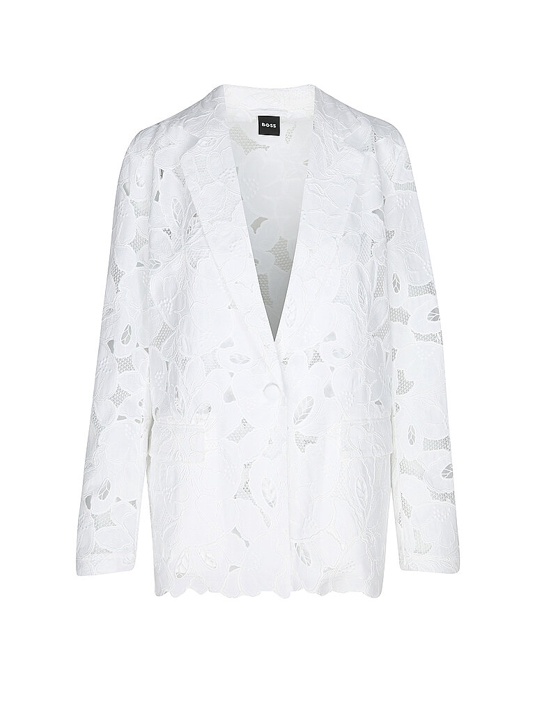 BOSS Blazer Relaxed Fit JONARA weiss