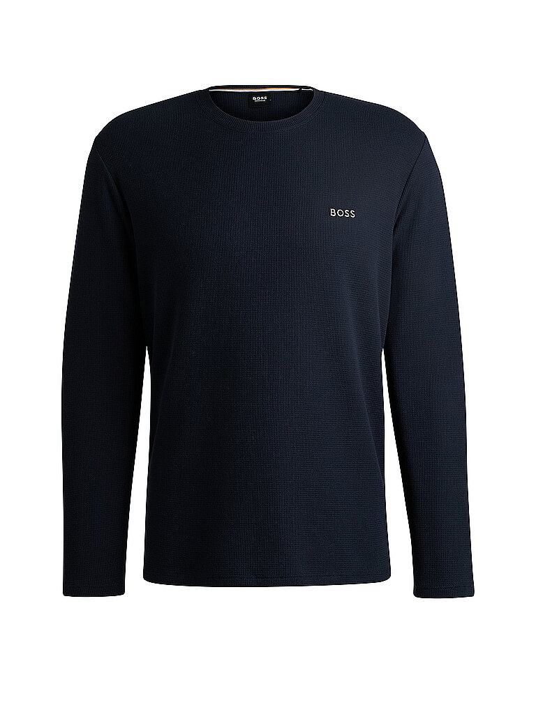 BOSS Loungewear Shirt dunkelblau