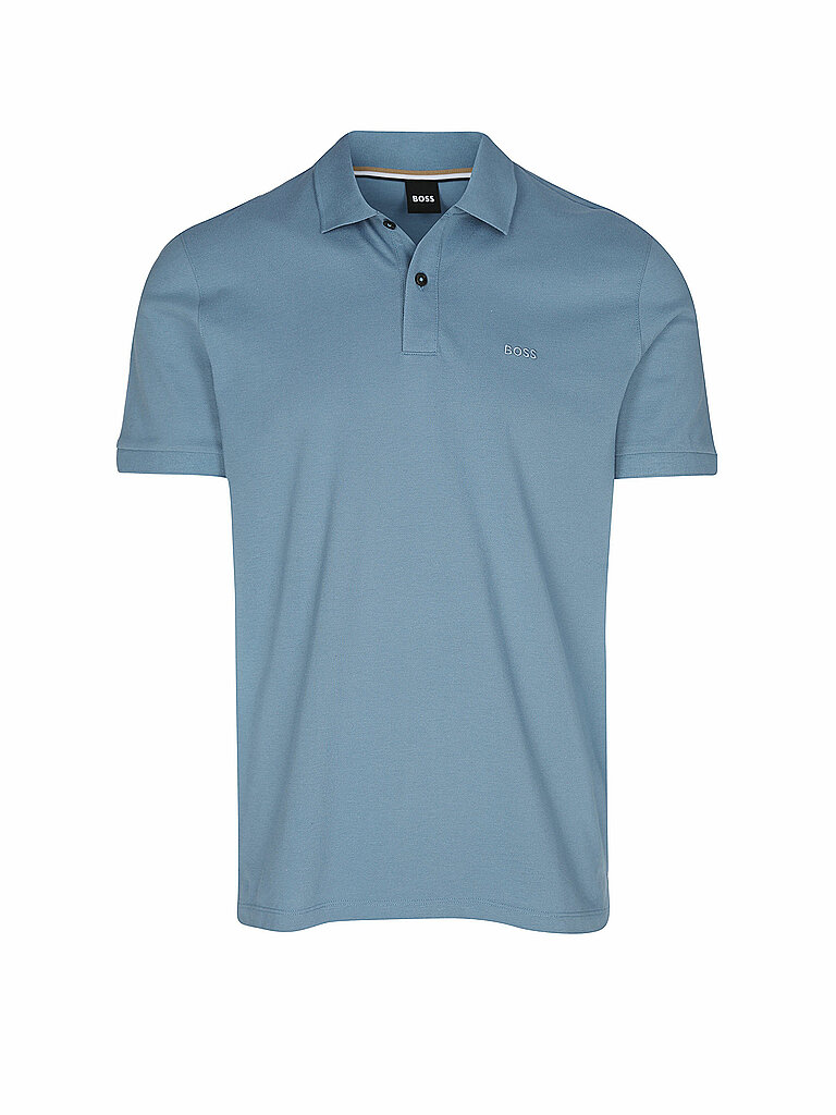 BOSS Poloshirt Regular Fit PALLAS hellblau