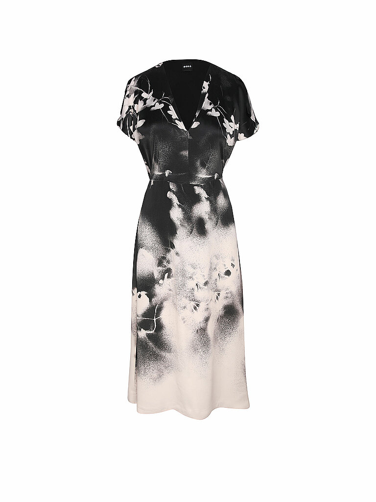 BOSS Midikleid DIESHANA dunkelblau