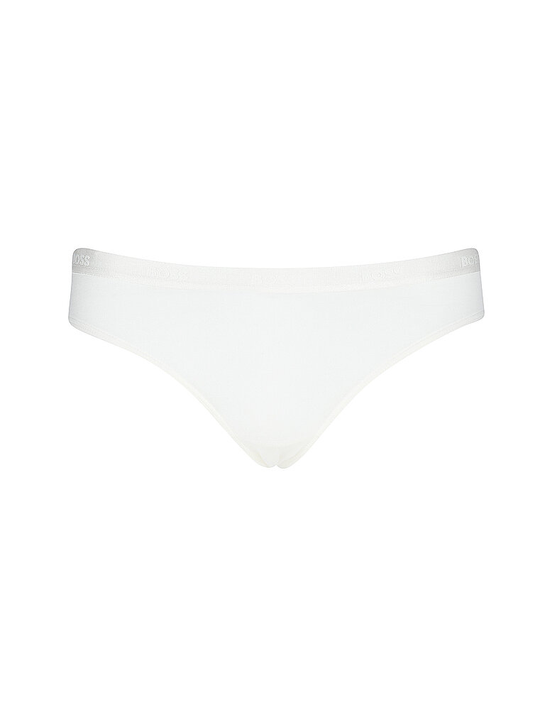 Slip open white creme XL damen